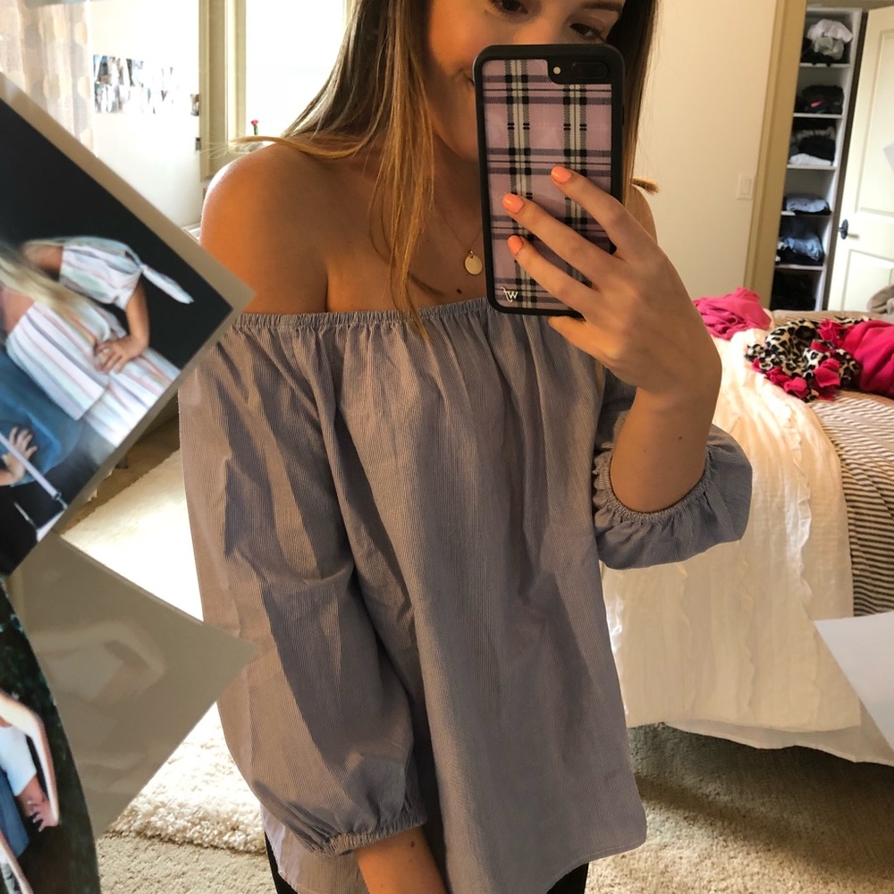 ANTHROPOLOGIE Off The Shoulder Top
